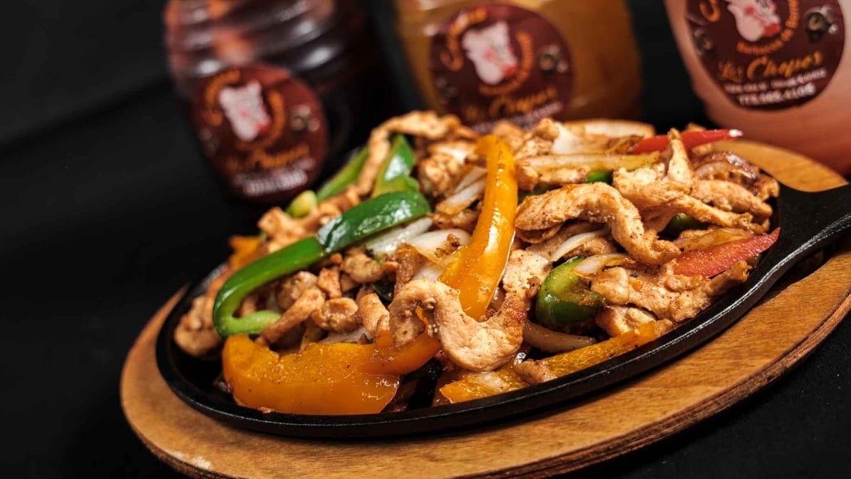 Fajitas De Pollo / Chicken Fajitas.