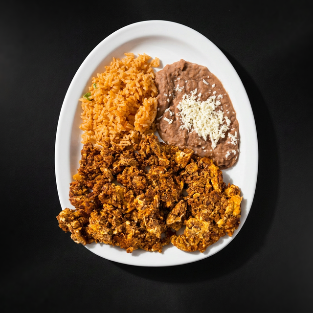 Huevos Con Chorizo / Eggs with Chorizo.